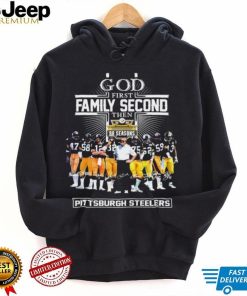 God First Family Second Then 90 Season Pittsburgh Steelers signature shirt