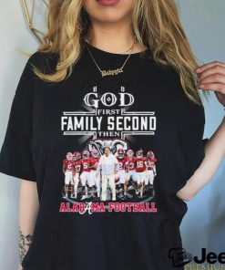 God First Family Second Then Alabama Football 2024 Rose Bowl Signatures Shirt