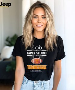 God First Family Second Then Tennessee Volunteers Football logo 2023 shirt