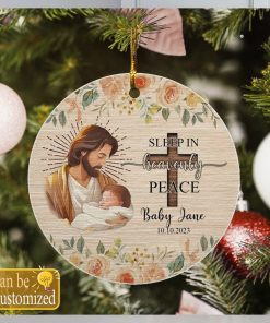 God In Heaven Custom Ornament