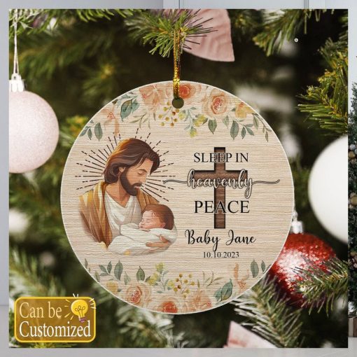 God In Heaven Custom Ornament