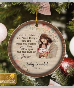 God Loves In Heaven Custom Ornament