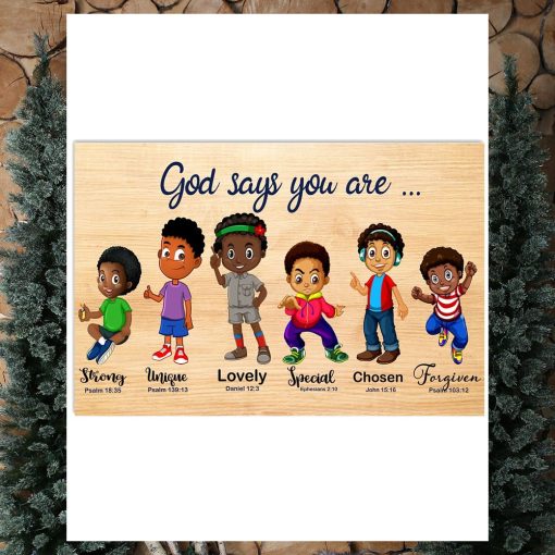 God says You are Horizontal Poster