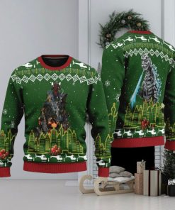 Godzilla Movie Ugly Christmas Sweater