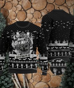 Going Our Way The Haunted Mansion Ugly Halloween Sweater Black Gift For Men And Women
