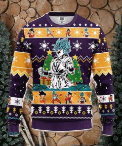 Goku Blue Dragon Ball Ugly Christmas Sweater Amazing Gift Men And Women Christmas Gift