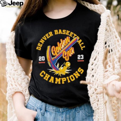 Gold era Denver basketball 2023 champions shirt