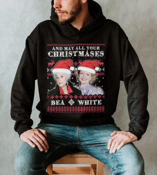 Golden Girl May All Your Christmas T shirt, Betty White Bea Arthur Christmas Shirt