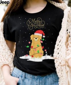 Golden Retriever Merry Christmas Retriever Xmas Christmas Unisex Shirt