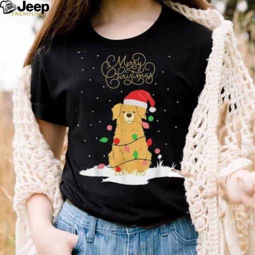 Golden Retriever Merry Christmas Retriever Xmas Christmas Unisex Shirt