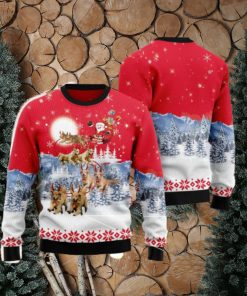 Golden Retriever Santa Claus Special Design For Christmas Holiday 3D Sweater Gift For Christmas