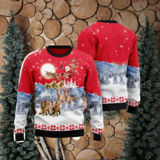 Golden Retriever Santa Claus Special Design For Christmas Holiday 3D Sweater Gift For Christmas