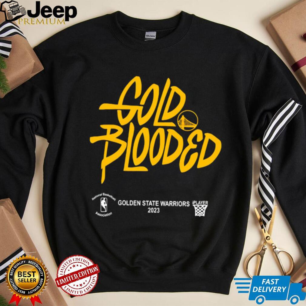 Golden State Warriors Gold Blooded 2023 Playoff Shirt