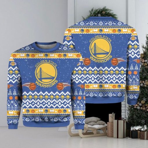 Golden State Warriors Basketball Ugly Christmas Sweater