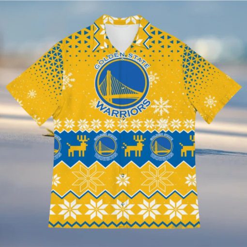 Golden State Warriors Christmas Hawaiian Shirt