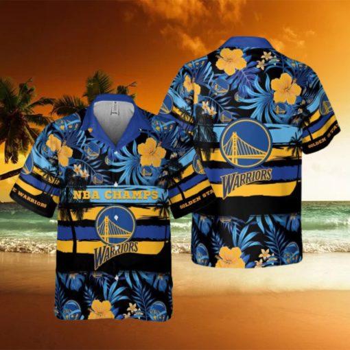 Golden State Warriors Pocket Hawaiian Shirt For Men And Women Gift Floral Aloha Beach