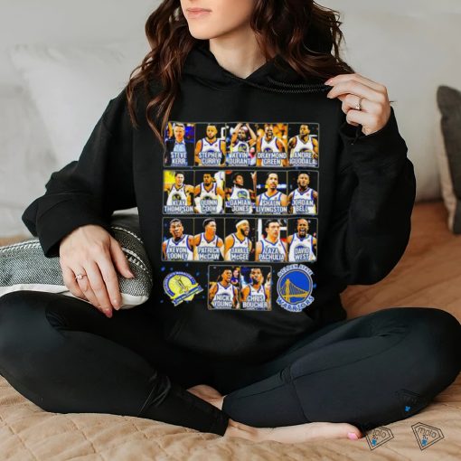 Golden State Warriors all players 2017 2018 NBA Champions graphic shirt