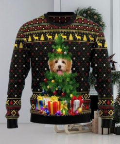 Goldendoodle Pine Ugly Christmas Sweater