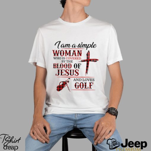 Golf  simple woman Jesus Classic T Shirt