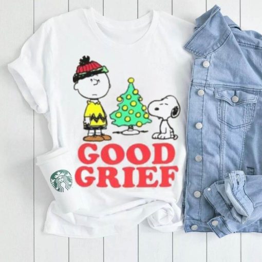 Good Grief Charlie Brown Snoopy Christmas Tree Shirt