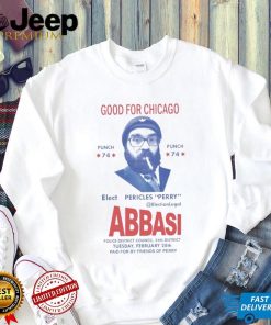 Good for Chicago elect Pericles Perry ABBASI shirt