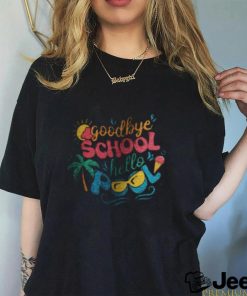 Goodbye School Hello Pool End Of Year Shirt