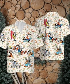 Goofy Button Up Shirt, Disney Goofy Hawaiian Shirt