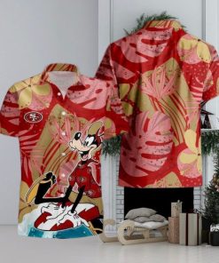 Goofy NFL San Francisco 49ers Hawaiian Shirt For Summer Lovers, NFL Hawaiian Shirt