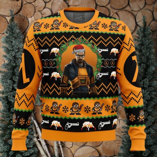 Gordon Freeman Half Life Ugly Christmas Sweater