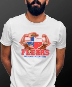 Gotfunny Merch Flexas The Swole Star State Tee shirt