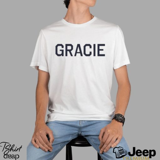 Gracie Abrams Hq Gracie White Varsity Shirt