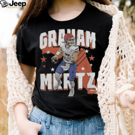 Graham Mertz College State Map Shirt