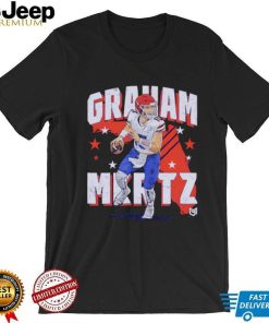 Graham Mertz College State map shirt