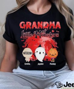 Grandma Of Little Monsters Halloween Shirt