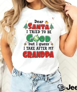 Grandpa Inspired Santa Claus Christmas Shirt