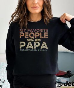 Grandpa Shirt With Grandkids Names Personalized Custom Gift Sweatshirt Unisex