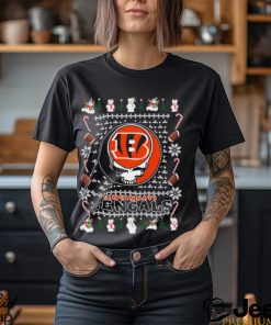 Grateful Dead Cincinnati Bengals Ugly Christmas Shirt