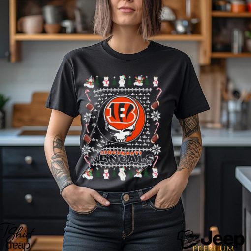 Grateful Dead Cincinnati Bengals Ugly Christmas Shirt