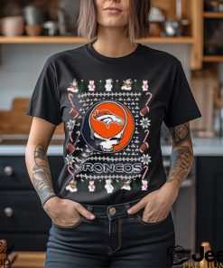 Grateful Dead Denver Broncos Ugly Christmas Shirt