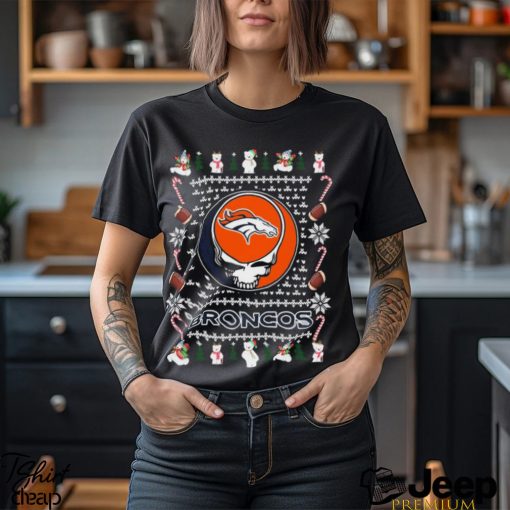 Grateful Dead Denver Broncos Ugly Christmas Shirt