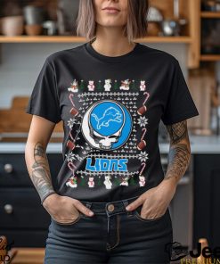 Grateful Dead Detroit Lions Ugly Christmas Shirt