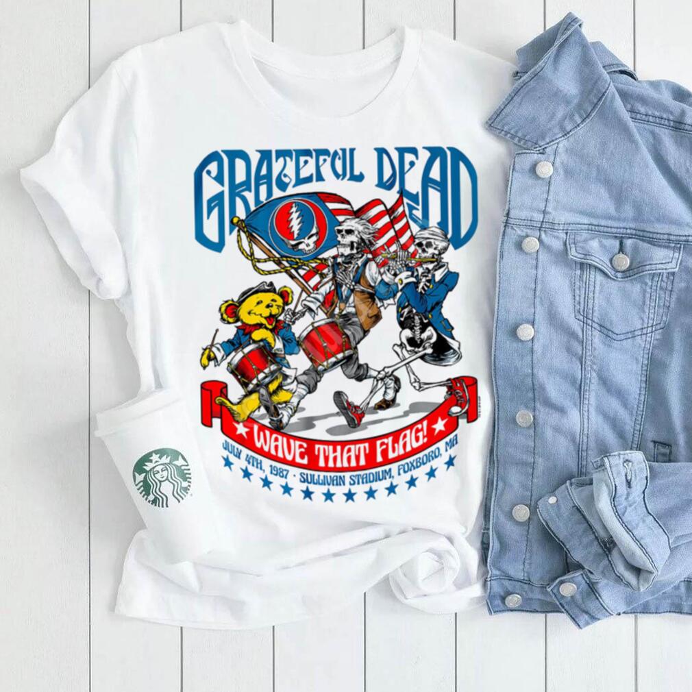 Grateful Dead Gd 4Th Of July T White Standard Short Sleeve T Shirt