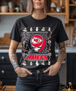 Grateful Dead Kansas City Chiefs Ugly Christmas Shirt