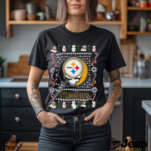 Grateful Dead Pittsburgh Steelers Ugly Christmas Shirt