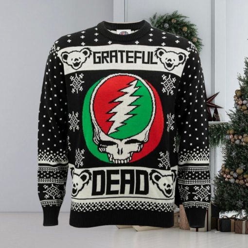 Grateful Dead Snowflakes Ugly Christmas Sweater