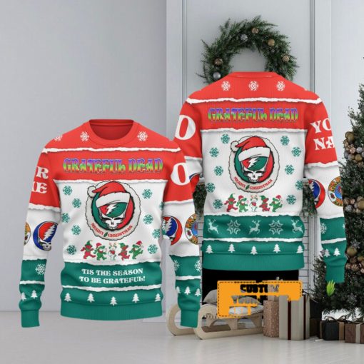 Grateful Dead Tis The Season To Be Grateful Custom Sweater