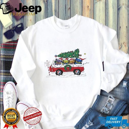 Grateful Dead bears riding car Reindeer Games Ahead Merry Christmas 2023 shirt