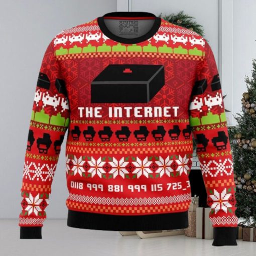 Great Reception The Internet Sweater Christmas Gift For Holiday The Internet 3D Ugly Christmas Sweater