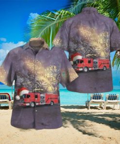 Greater Naples Fire Rescue District Christmas Hawaiian Shirt