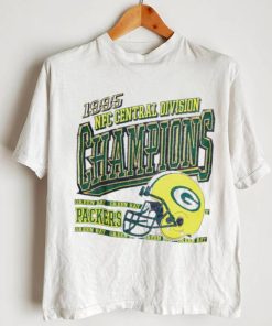 Green Bay Packers 1995 NFC central division champions helmet retro shirt